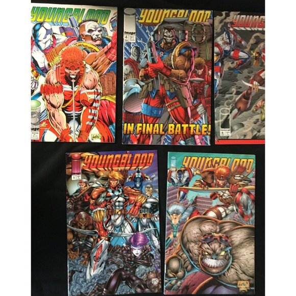 Youngblood Comic Books Lot of 10 1992-1996 Featuring Shaft - Picture 1 of 12